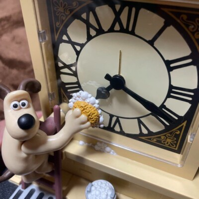 Wallace & Gromit Alarm Clock Figure Limited Vintage Rare