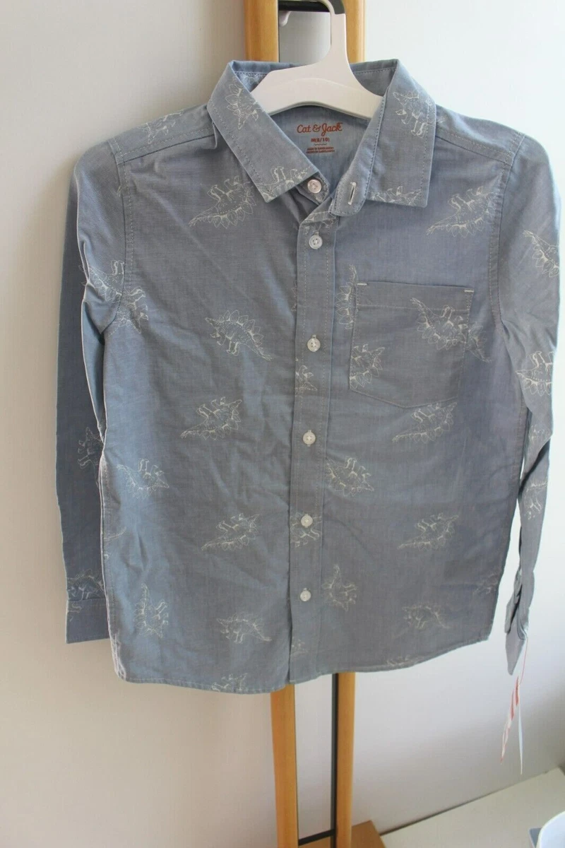 boys dinosaur dress shirt