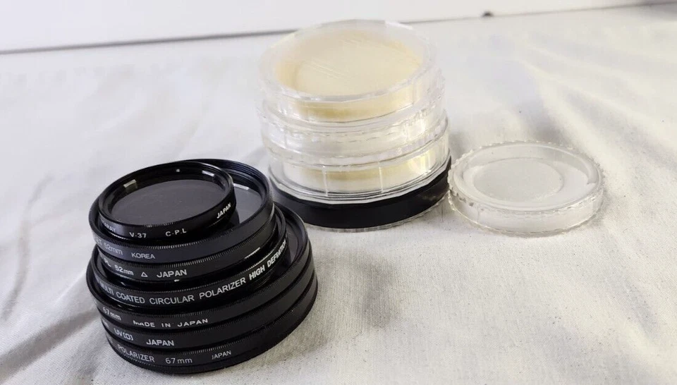 Lot of (7) lens filers HDYA, Targus, Nikura, Toyo optics, Prima. Quantaray, - Image 3 of 4