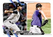 #US141 Lucas Gilbreath / Justin Lawrence - Colorado Rockies - 2021 Topps Update