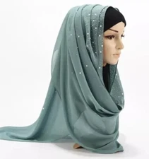 Chiffon Scarf Hijab Turban Classic Shawl Scarves Shawls Muslim Head Wrap 