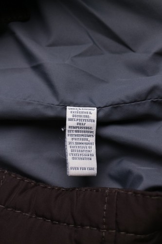 Abercrombie & Fitch Women Down Parka Jacket Casual Windproof Brown size S UK8 - Picture 7 of 7