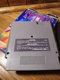 Tetris For Nintendo NES Entertainment System Video Game 1989 TESTED With Box 