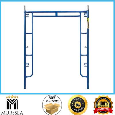 Metaltech Saferstack 76x60in.Blue Walk Tru-Arched Jobsite Locking Scaffold Frame