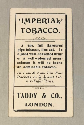 TADDY PROMINENT FOOTBALLERS CIGARETTE CARDS T DAYKIN OF SUNDERLAND ISSUED  1908