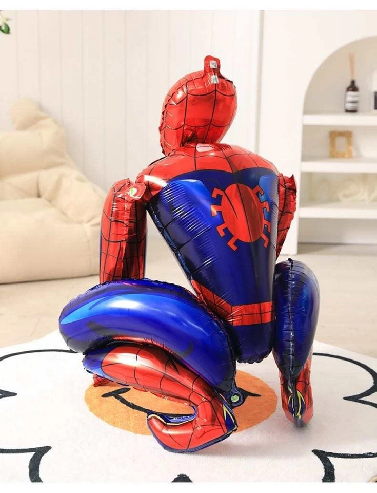 Soporte Globo Spiderman 3D para Decoración Fiesta Cumpleaños Foto 3 de 4