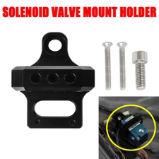For Mac AEM 3 Port Boost Controller Solenoid Valve Mount Billet Holder Bracket