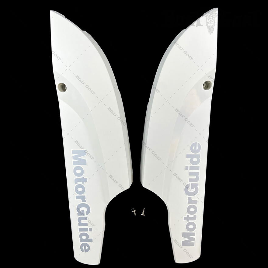 MotorGuide Xi3 Side Plate Kit - Saltwater Shroud Cover - White