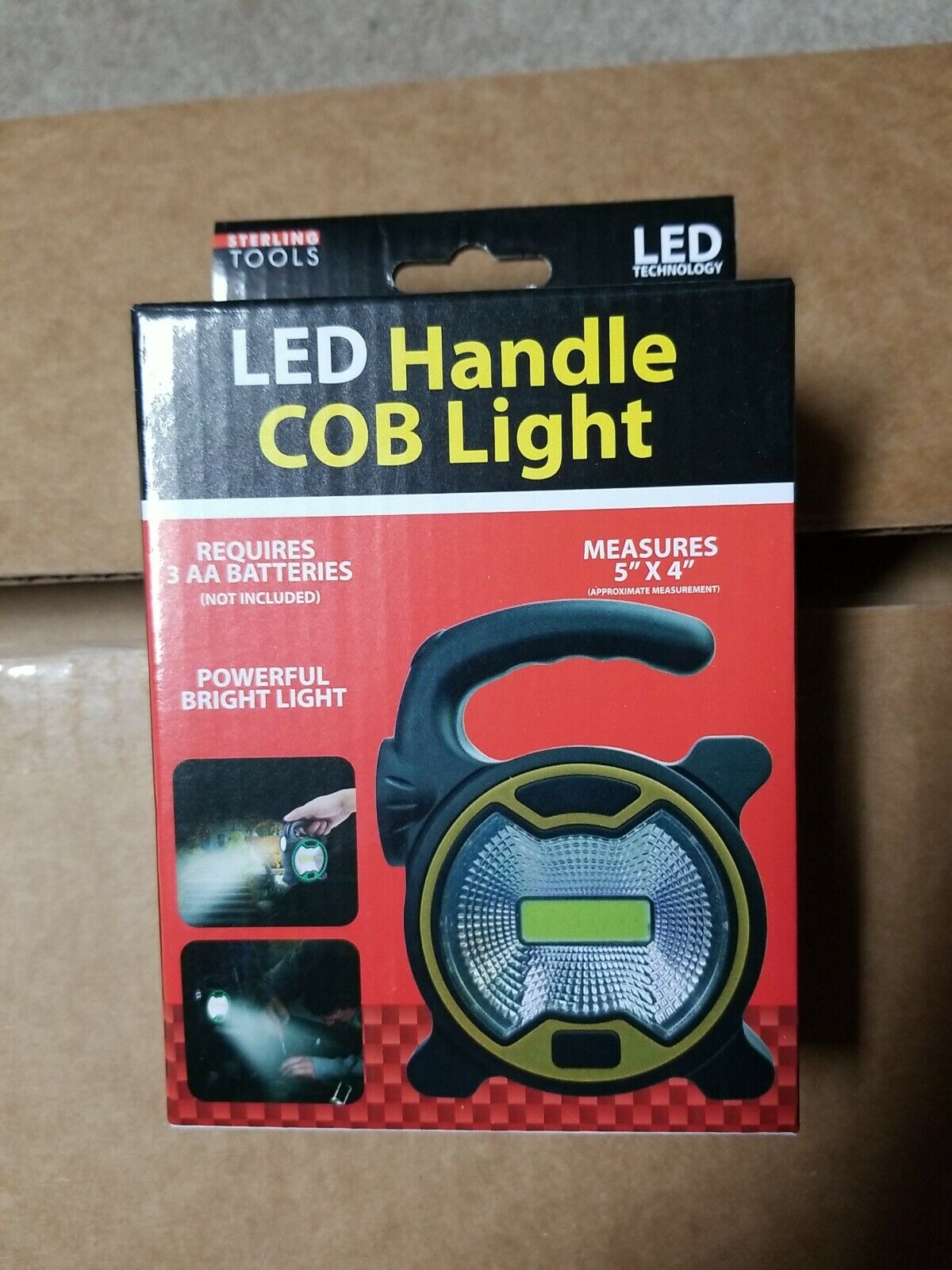 Sterling Tools LED Handle COB LIght. New
