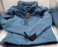 Mack Russo Zip Up Hybrid Jacket - Medium Size - Teal Color, New with Tags