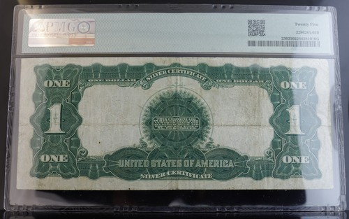 1899 $1 Silver Certificate Fr#230 Napier/ McClung PMG VF25 - Picture 2 of 2