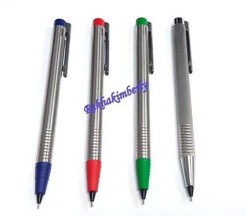 Lamy 105 &106 Logo Mechanical Pencil, 0.5mm 4col Choice:Blue.Red,Green,Brushed - Picture 3 of 7