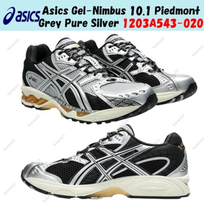 Asics Gel-Nimbus 10.1 Piedmont Grey Pure Silver 1203A543-020 Men's Size