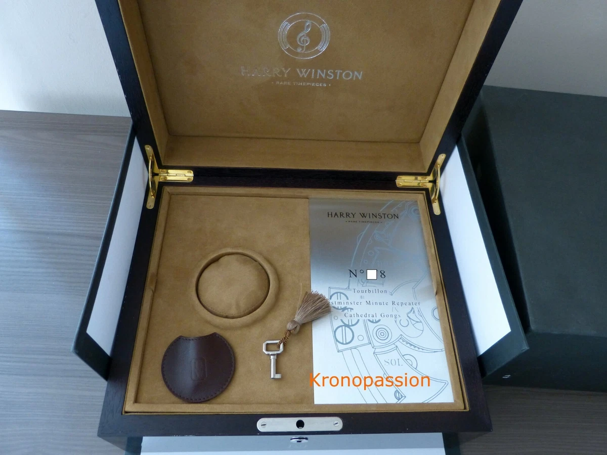 Harry Winston Wood Watch Box for Westminster Tourbillon Limited Edition to 8