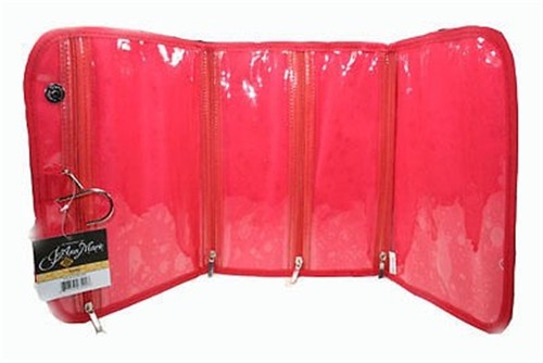 Joann Marie Kosmetiktasche zum Aufhängen, orange gestreift, HCBORS, brandneu - Bild 2 von 2