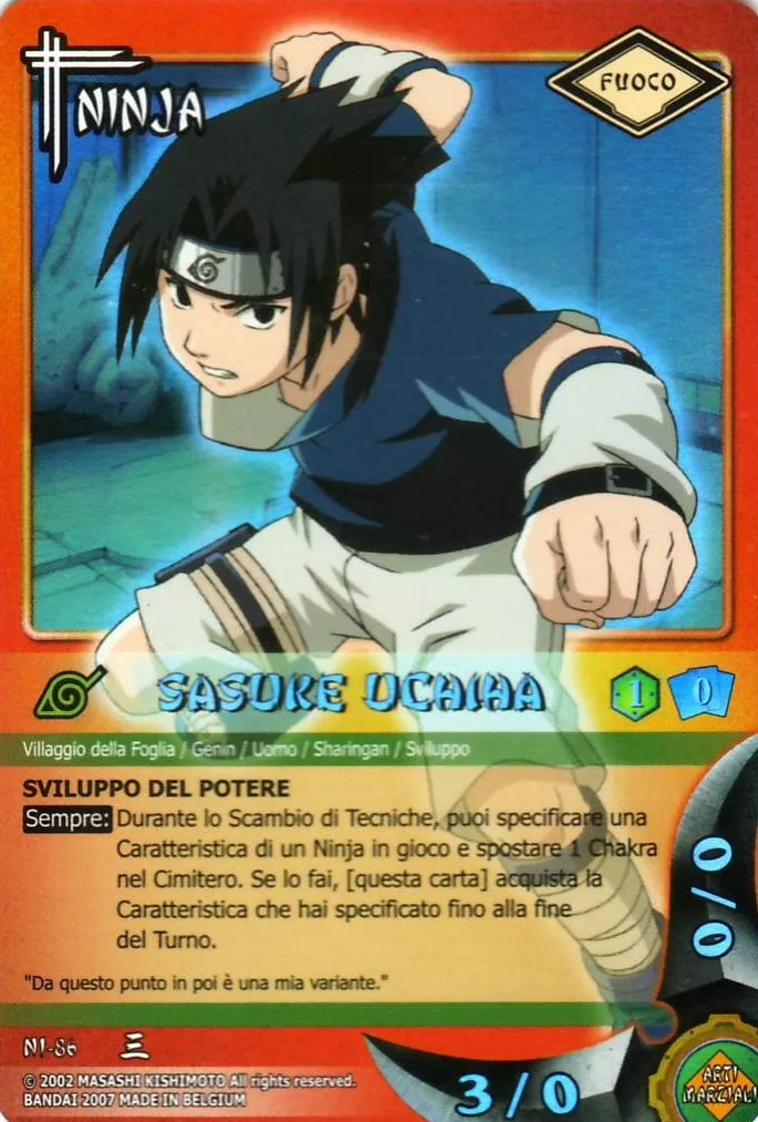 Naruto TCG - R-086 - Sasuke Uchiha