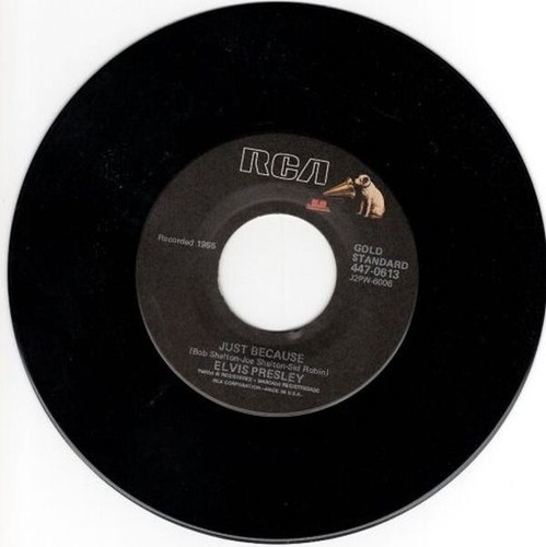Elvis Presley - Blue Moon / Just Because reissue 7" 45 - Imagen 11 de 24
