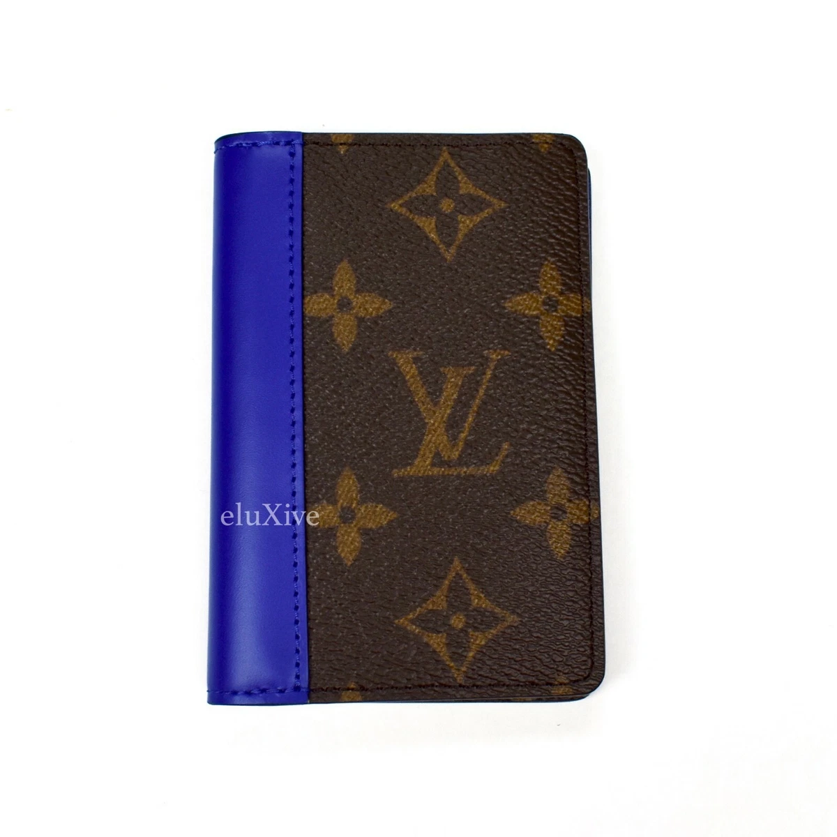 LOUIS VUITTON Monogram Macassar Organizer de Poche Bifold Card