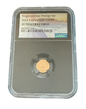 South Africa 2024 Gold 1/20 oz 1/20 Krugerrand NGC PF70UC 3370.60 per troy oz