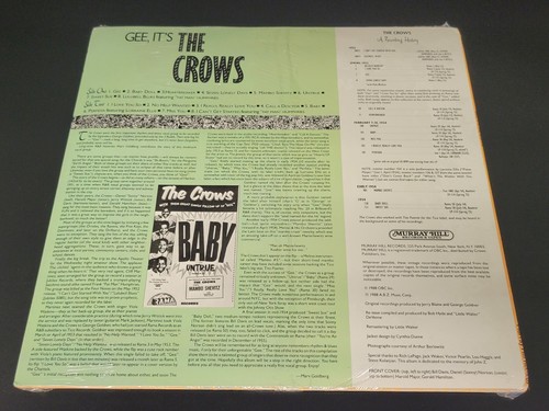 The Crows – Gee, It's The Crows Used Vinyl LP 001071 FACTORY SEALED - Picture 2 of 4