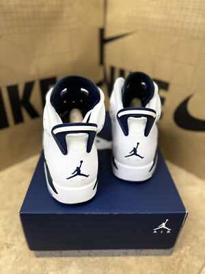Jordan 6 Retro Midnight Navy Men Size 8 #CT8529-141 Brand New | eBay