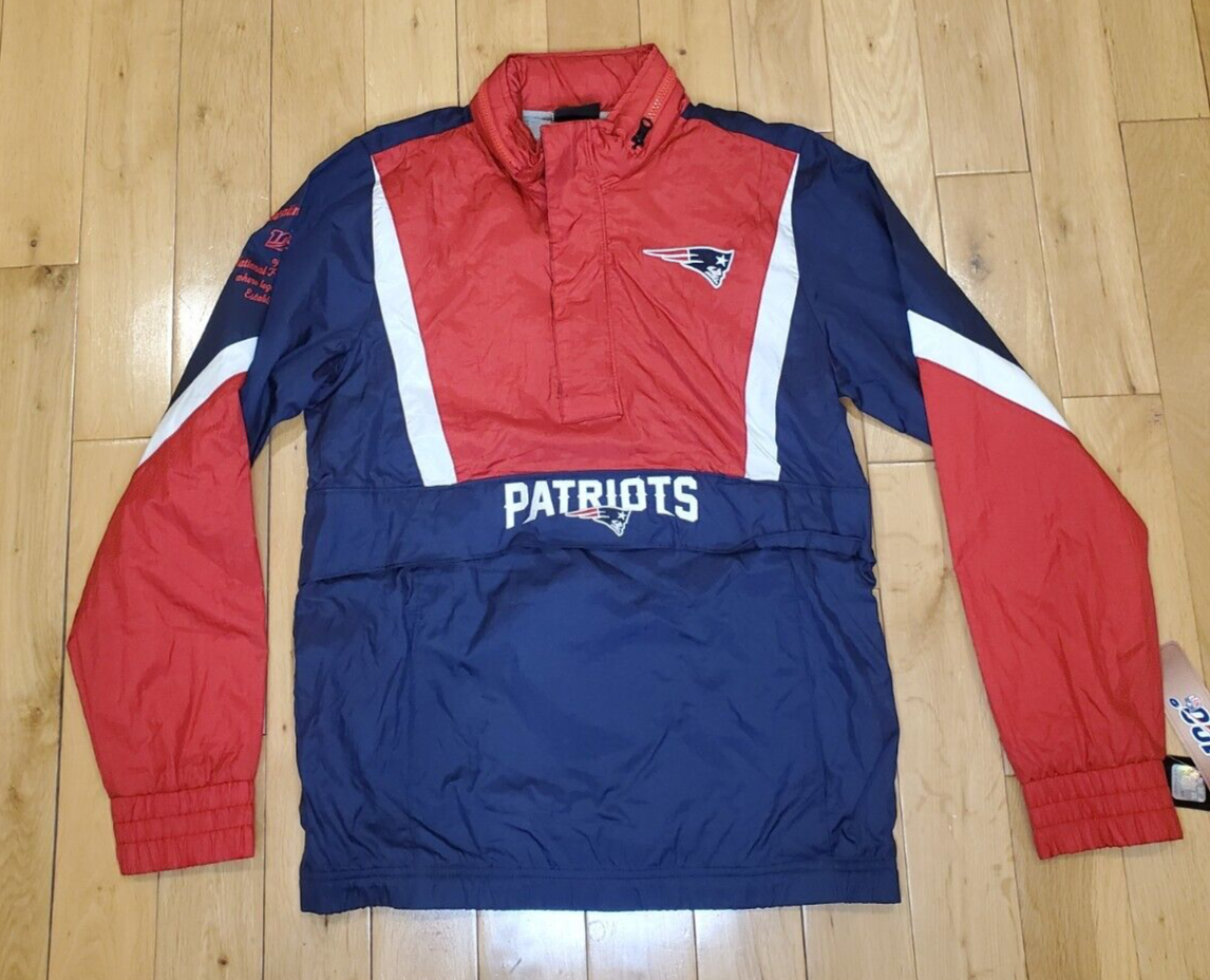 NFL TEAM APPAREL 『Patriots 』 プルオーバージャケット New England Patriots Jacket Men's 2XL Blue Pullover V-Neck
