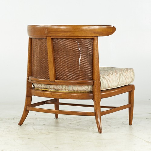John Lubberts & Lambert Mulder - Tomlinson MCM Cane, Walnut Slipper Chairs–Pair - Picture 11 of 12