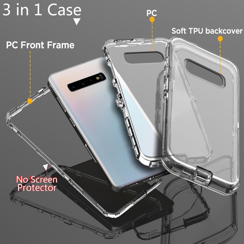 For Samsung Galaxy S10/S10+/S10e Transparent Case Clear Phone Cover Accessories - Picture 14 of 36