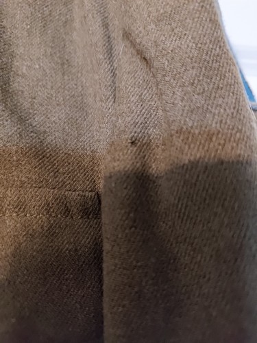Original WWII, WW2 XIX Corps Wool Coat and Pants, W/ Patches - DAMAGED W/ HOLES - Picture 2 of 24