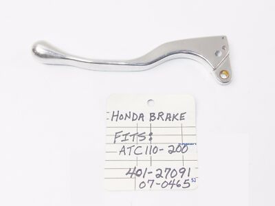 BIKE MASTER Links Bremshebel Honda ATC110 Aluminium Poliert 07-0465 | 401-27091
