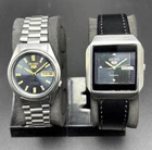 Lot of 2 Seiko 5 Automatic Vintage Men’s Watches Japan Made
