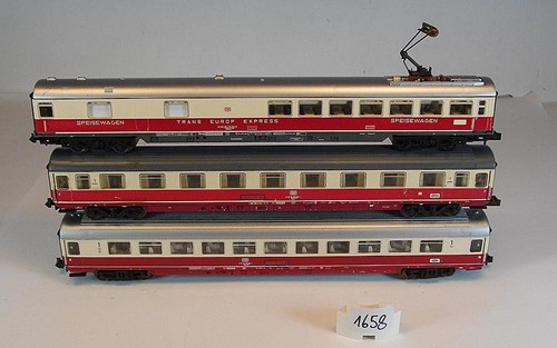 Minitrix Spur N 1/160 TEE-Wagen-Set 4-achsig der DB 1 #1658 | Zustand: Gebraucht