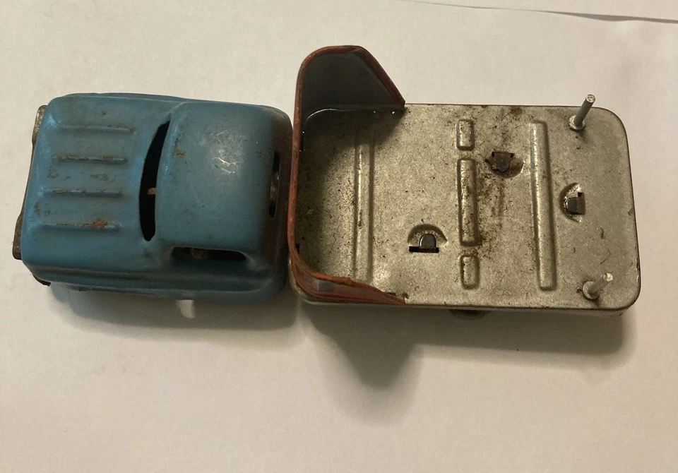 Vintage Nomura 5” Friction Toy Lumber Truck - Image 2 of 4