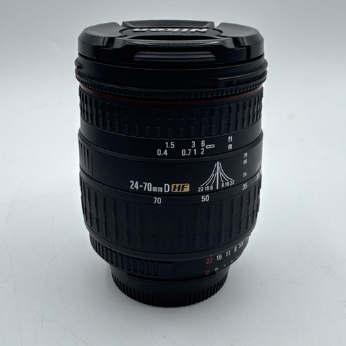 Sigma Zoom 24-70mm 1:3.5-5.6 HF Aspherical Objektiv & Kappe Made Japan
