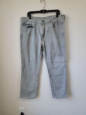 Levis 541 Athletic Taper Jeans Straight Mens 38x30 Gray Mid Rise Stretch EUC 