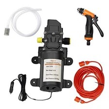 Electric Pressure Washer Pump, 12V 100W Portable High Pressure Power 