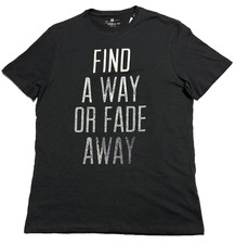 Banana Republic Graphic Tee Men's Size Medium Black Crew Neck Vintage NWT