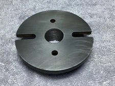 VTG. 5” LATHE FACEPLATE WITH 1-1/4 12 THREADS