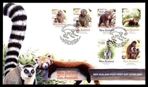 Mayfairstamps New Zealand FDC 2004 zoo animals First Day Cover aax_33773