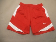 Nike Size M Kids Red Pull On Elastic Waist Activewear Athletic Sport Shorts 352