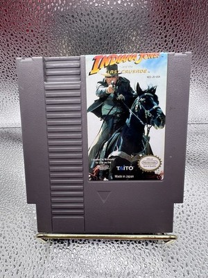 Indiana Jones and the Last Crusade (Taito) (NES, 1991) Cartridge only, tested.