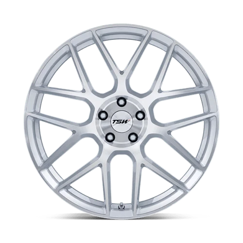 Глянцевое серебряное машинное колесо 18x9,5 TSW TW002 Lasarthe 5x4,5 (25 мм) - Изображение 3 из 4