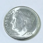 1954-S Roosevelt Dime 90% Silver Coin Circulated Coin #6193