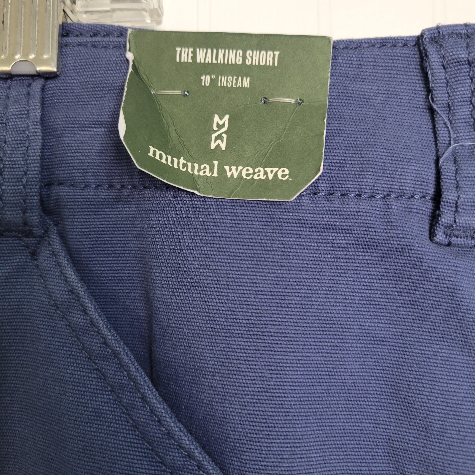 Mutual Weave Men's Shorts 42 Blue Lightweight NWT The Walking Short