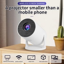 Small Projector with WLAN 6 and BT, 1080P Projector, 270  Adjustable Auto Keysto