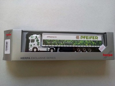 herpa 942898 Scania R13 TL Gardinenplanen-Sattelzug ''Andreas Schubert Trsp''