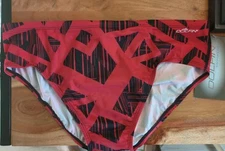 Size 38 - NEW With Tags - Dolfin Men’s Swim Brief  Reliance Racer Red