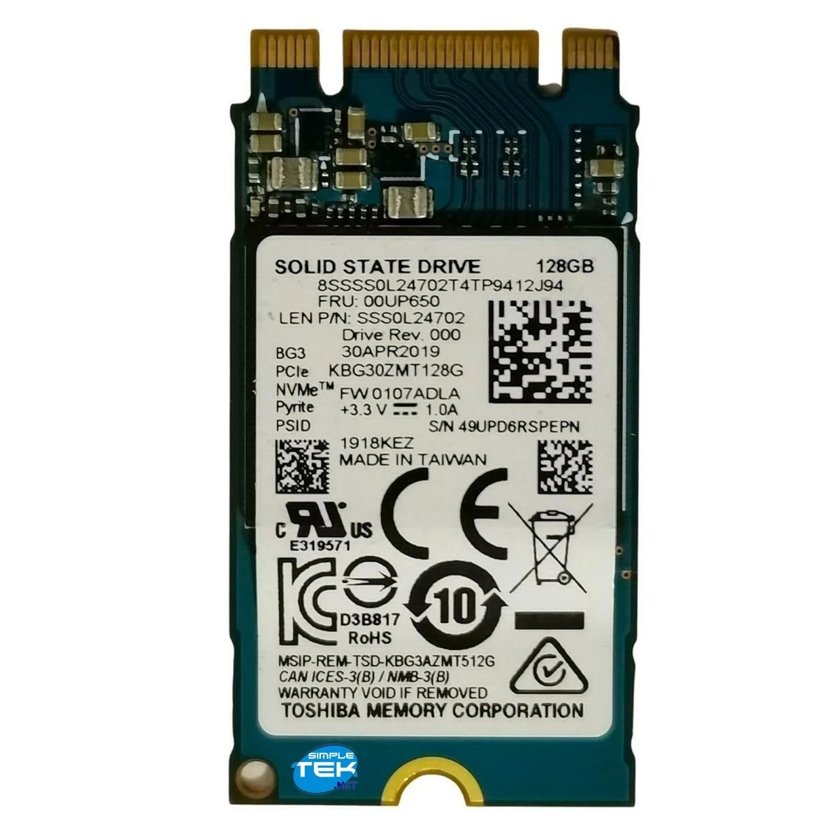 Toshiba M.2 Interface 128 GB Solid State Drives for sale - eBay