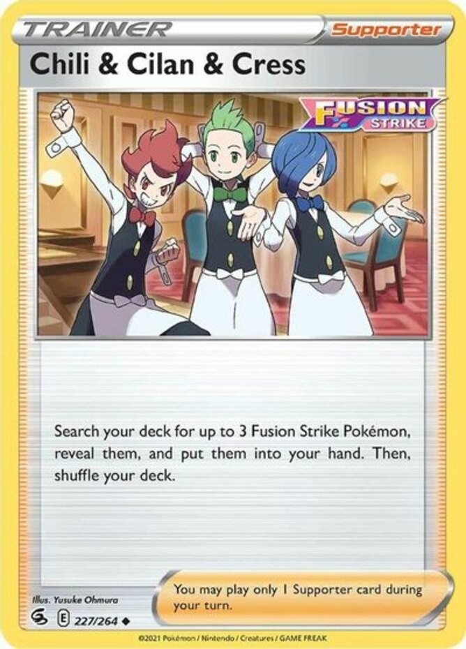 Chili & Cilan & Cress - 227/264 - Uncommon - Near Mint
