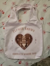 Flower Knows Rare Tote Bag In Pink Chocolate Wonder Shop Collection